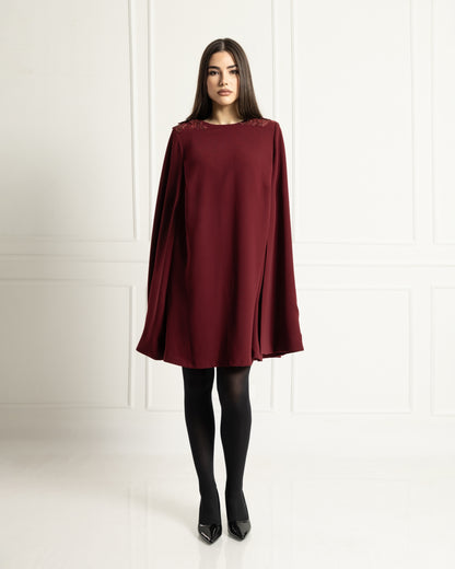 Graceful Cape Dress