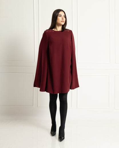 Graceful Cape Dress