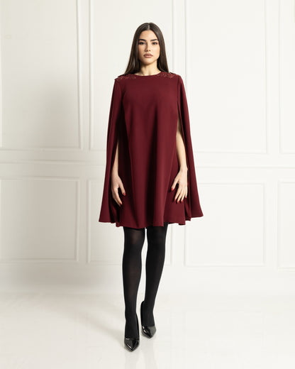 Graceful Cape Dress