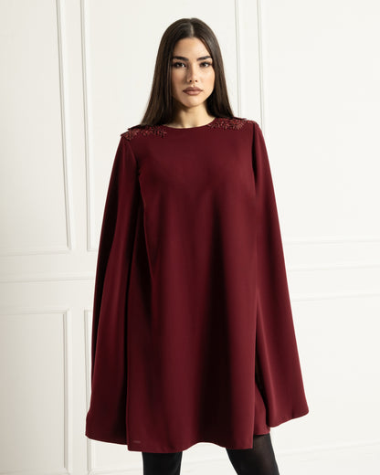 Graceful Cape Dress