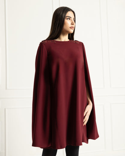 Graceful Cape Dress