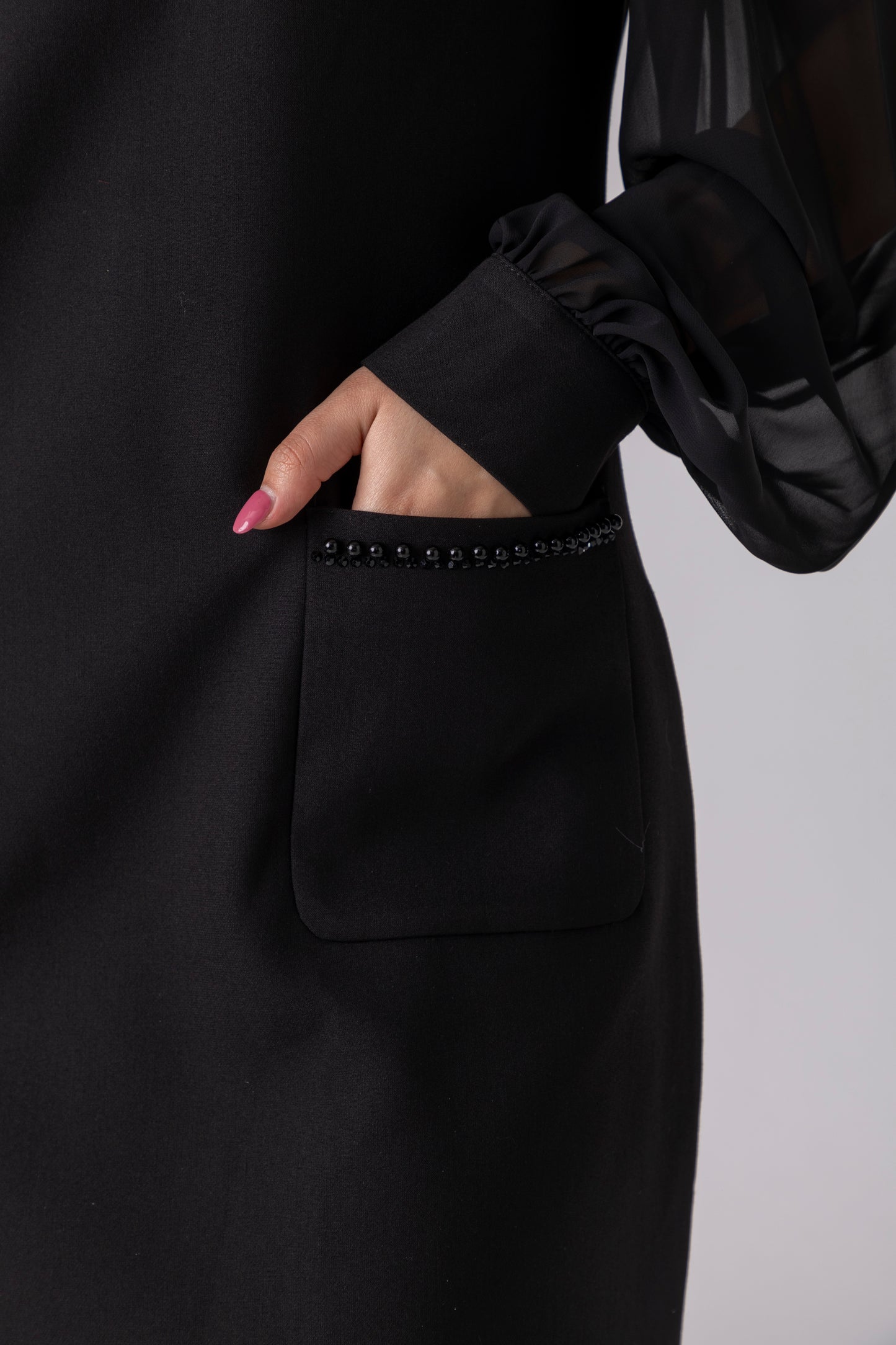 Norell Black Mini Dress