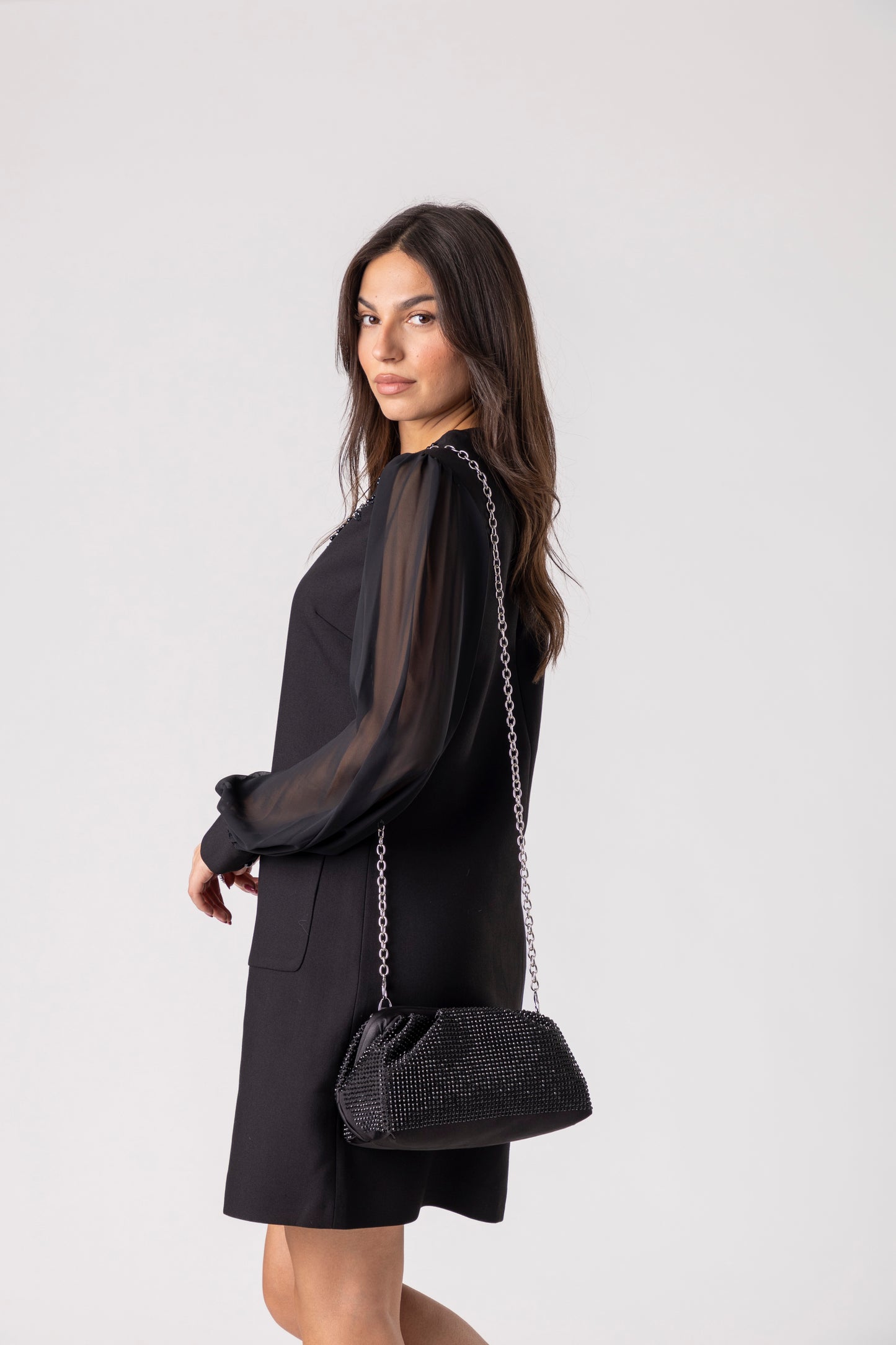 Norell Black Mini Dress