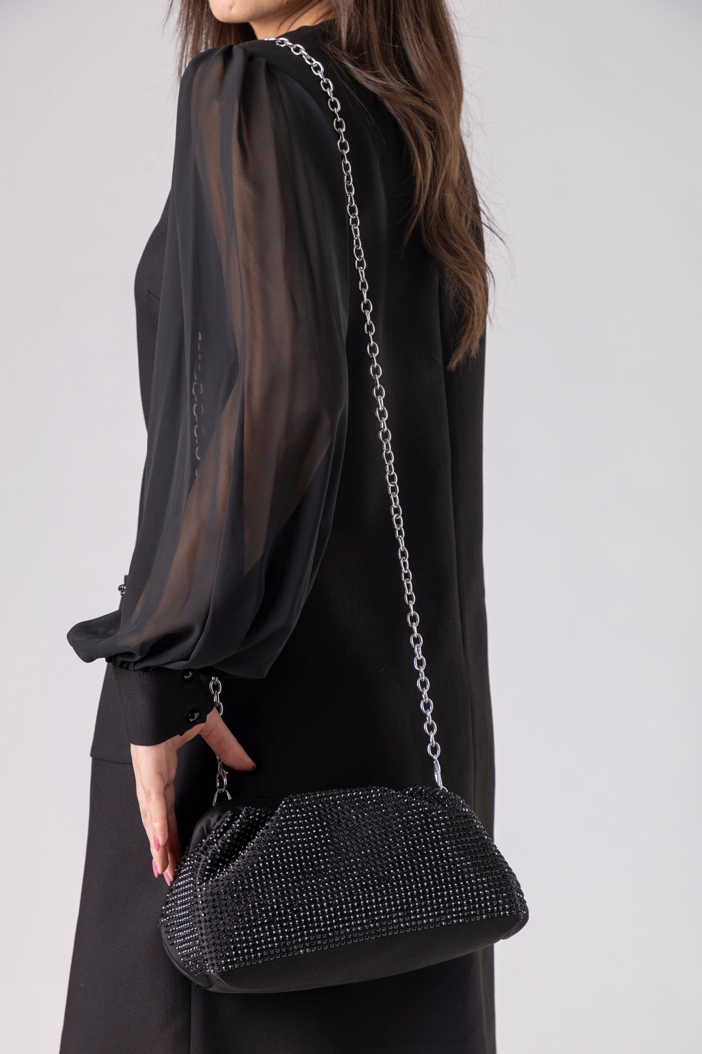 Norell Black Mini Dress