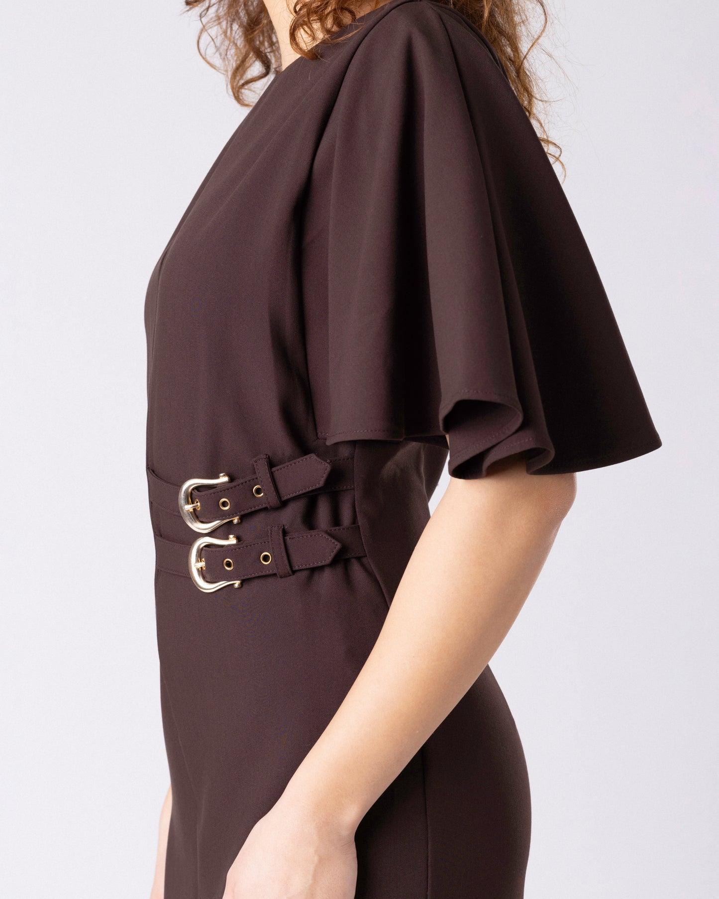 The Sovereign Belted Midi Dress