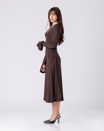 Ember Lace-Thread Dress