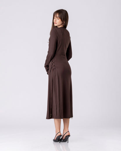 Ember Lace-Thread Dress