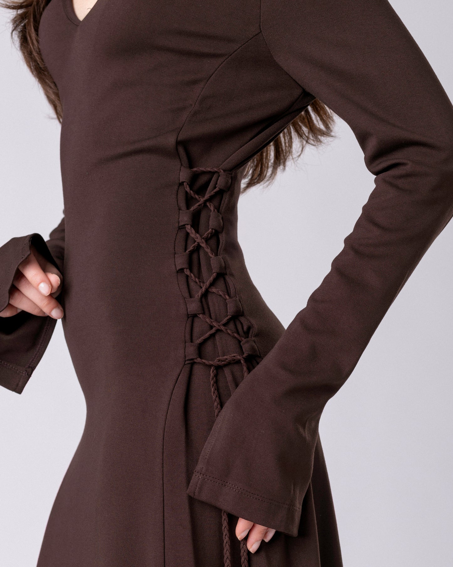 Ember Lace-Thread Dress