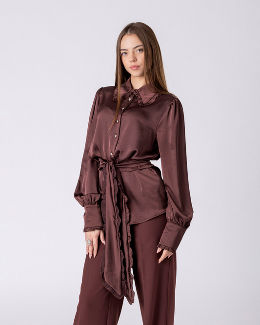 Soraq Satin Blouse