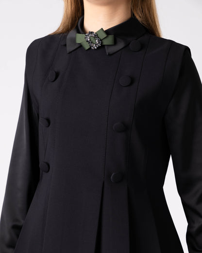 Velmora Tailored Buttoned Top