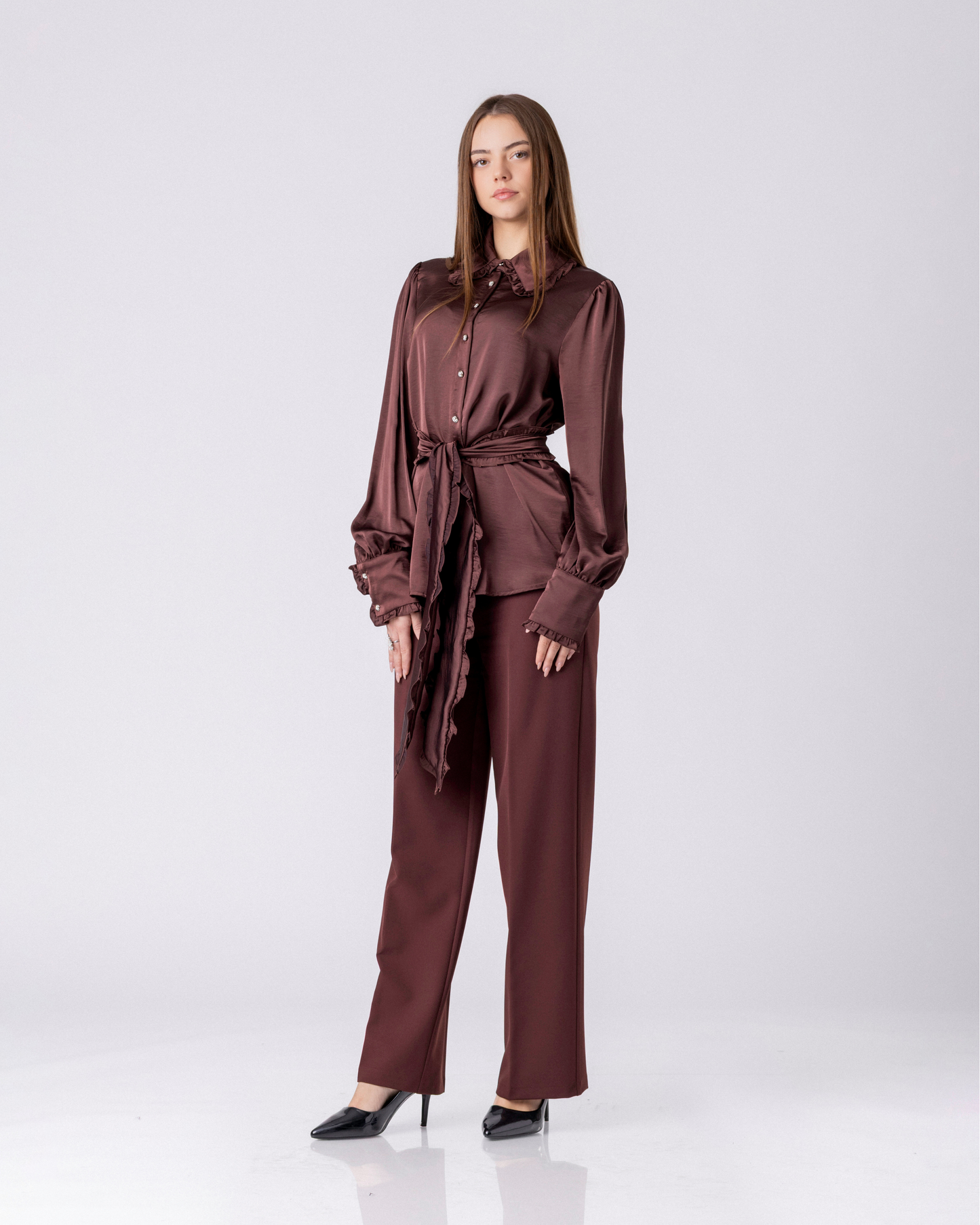 Soraq Satin Blouse