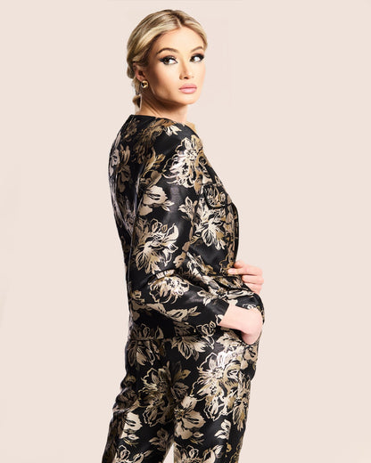 Floral Two Piece Suit