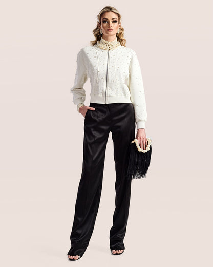 Pearlescent Jacket White