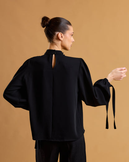 Perluna Noir Blouse