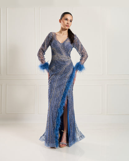 Blue Symphony Gown