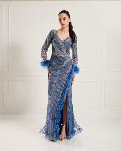 Blue Symphony Gown