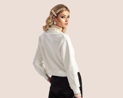 Pearlescent Jacket White