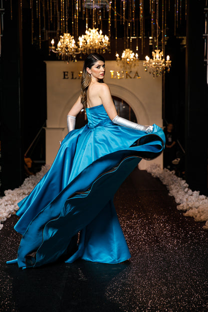 "Azure Allure" Gown