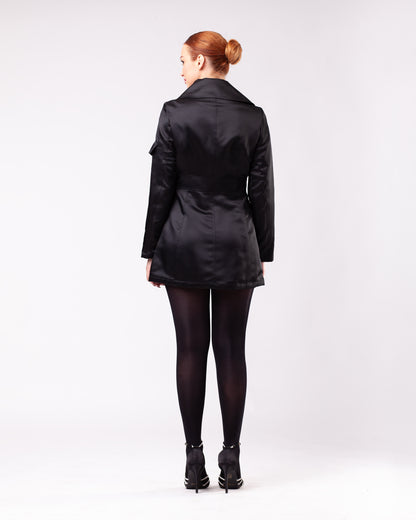 Midnight Silhouette Trench