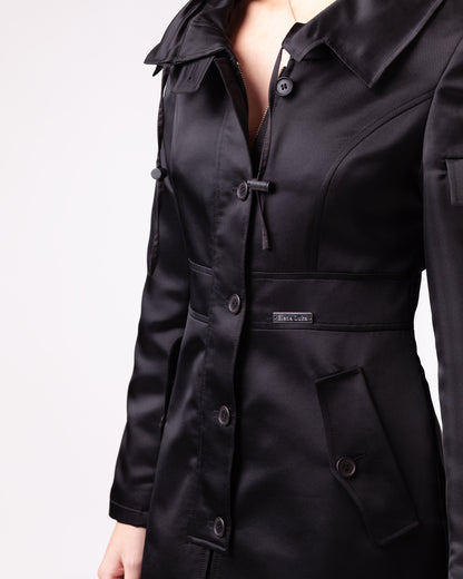 Midnight Silhouette Trench