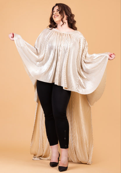 Златна плис наметка