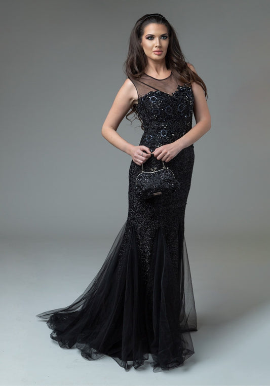 Long black dress