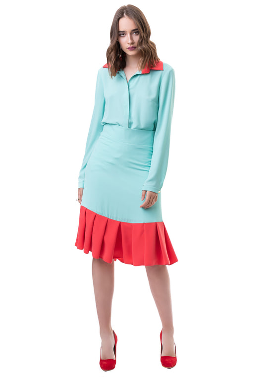 Shirt & Skirt Set