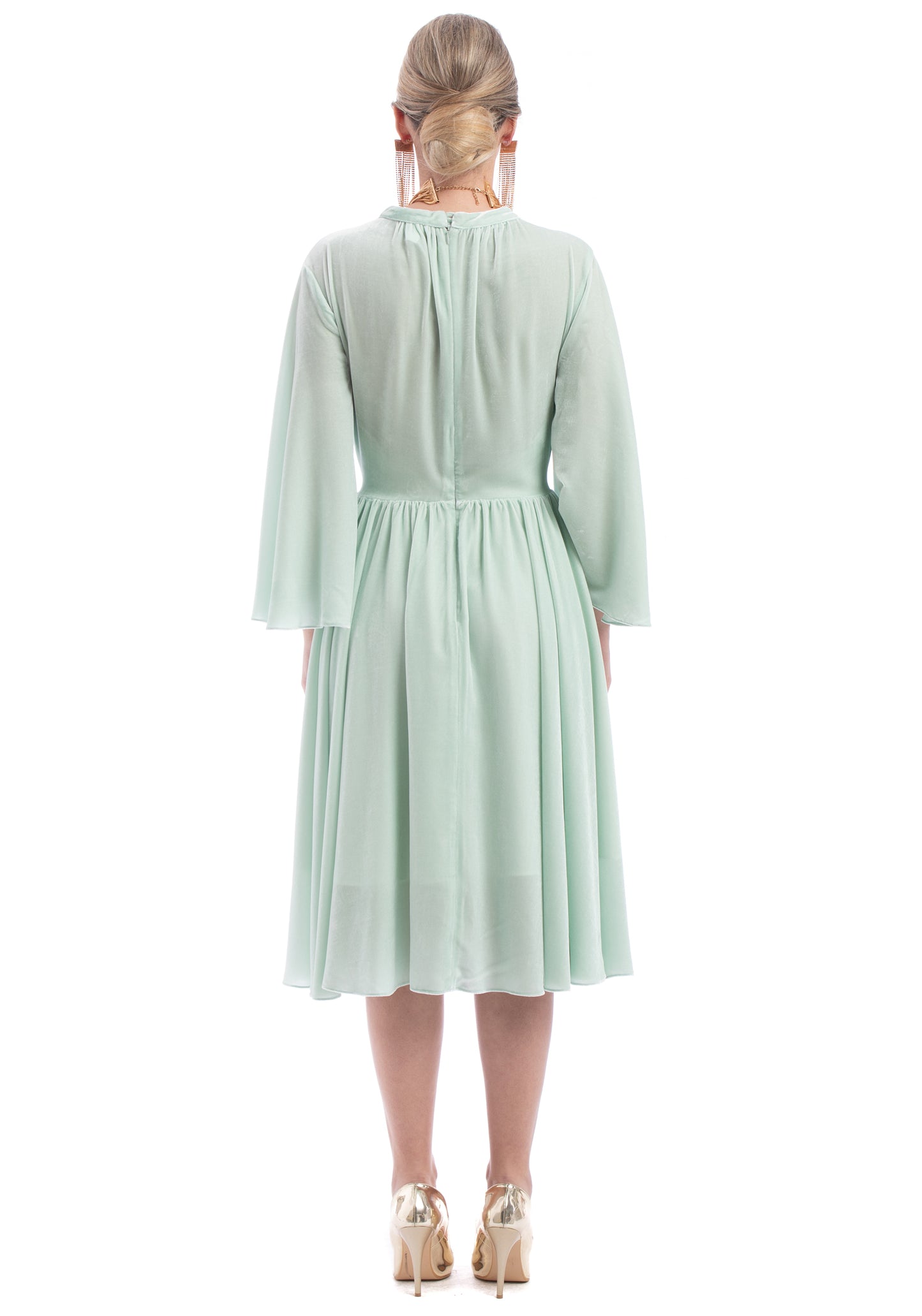 Velvet Midi Dress