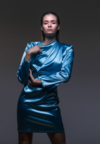 Фустан за забави со долги ракави Skyfall