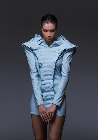 Фустан за забава со долги ракави Flashdance