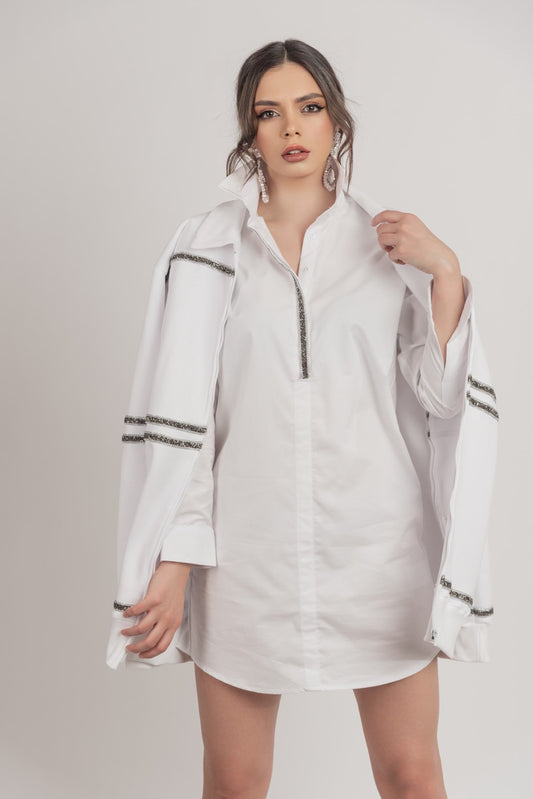 Luxury sweater white