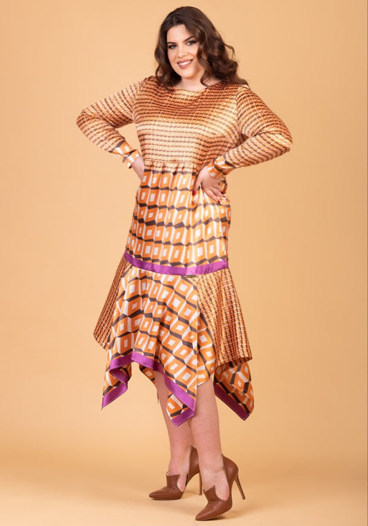 Gold dress