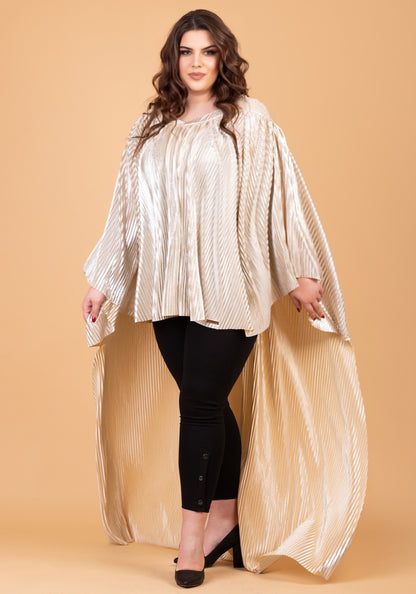 Златна плис наметка