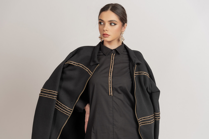 Црн фустан од кошула