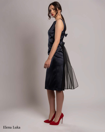 Црн матурски фустан