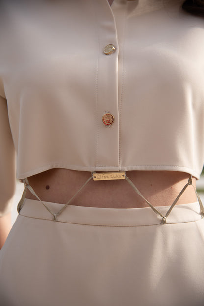 Дводелен пролетен фустан