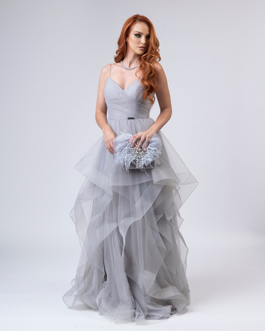 Gray gown
