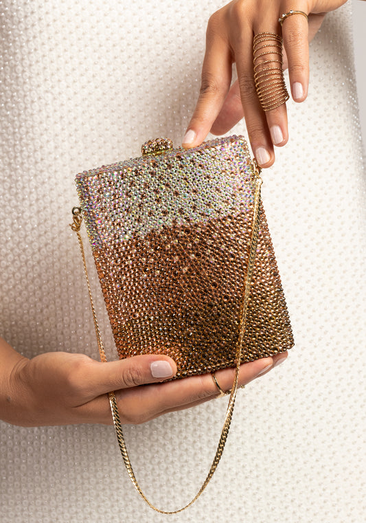 Ornate gemstone bag