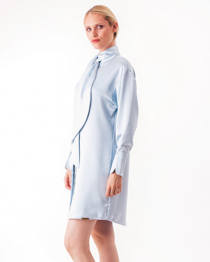 Фустан од сатенска кошула