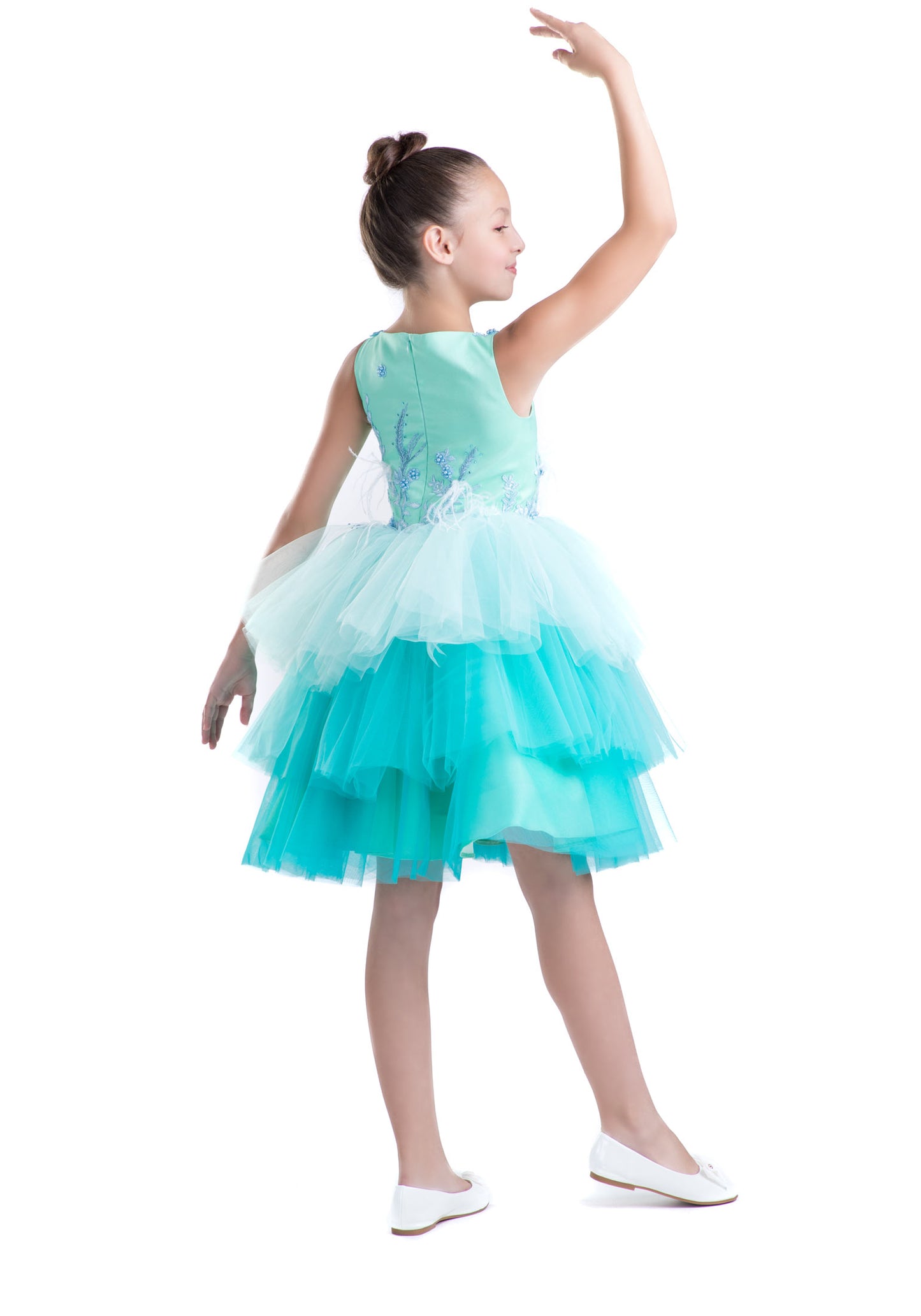 Pastel Blue Sweetheart Gown