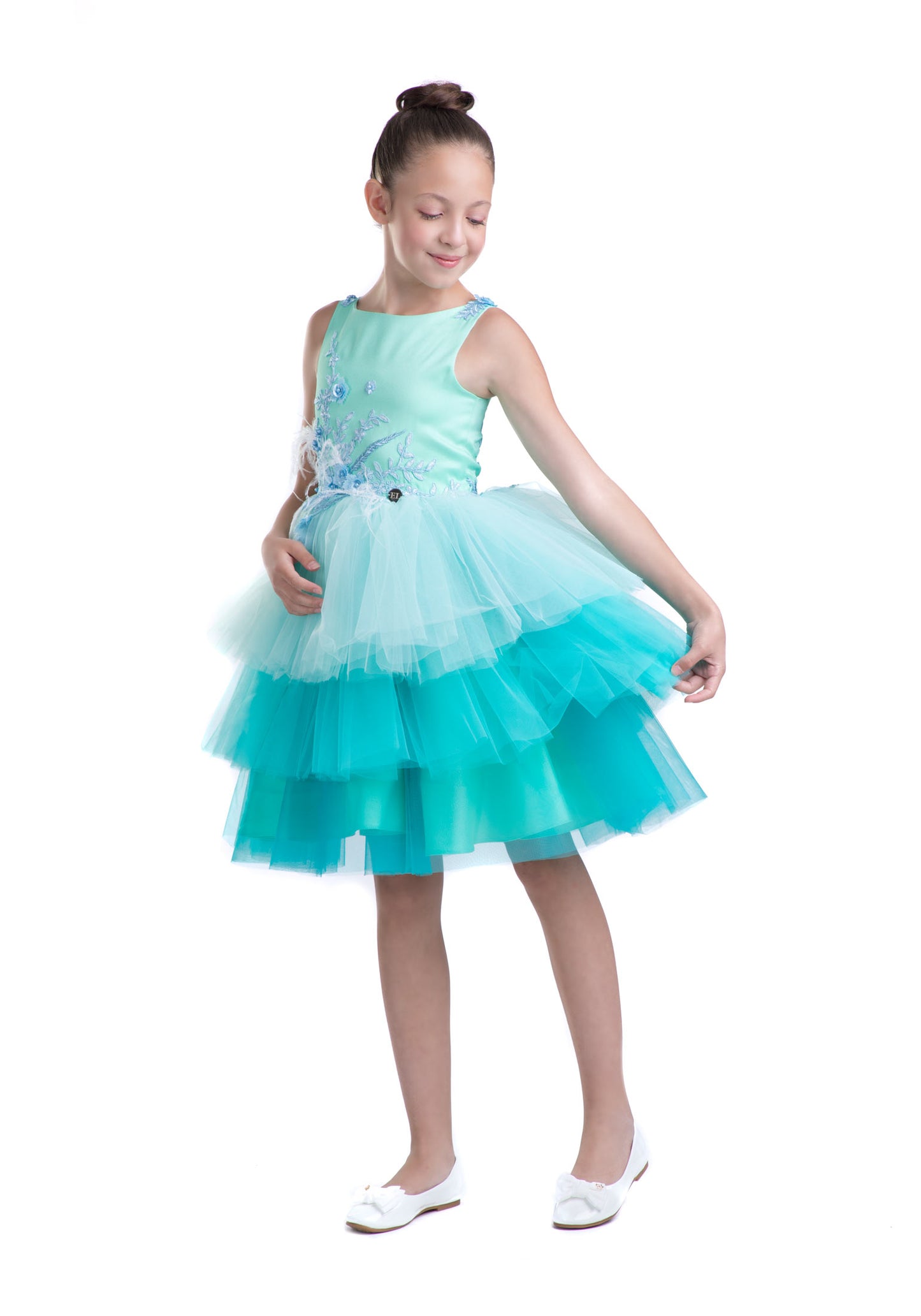 Pastel Blue Sweetheart Gown
