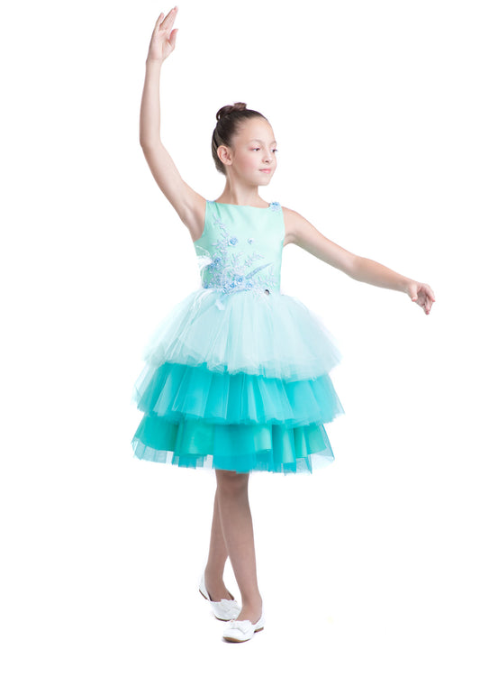 Pastel Blue Sweetheart Gown