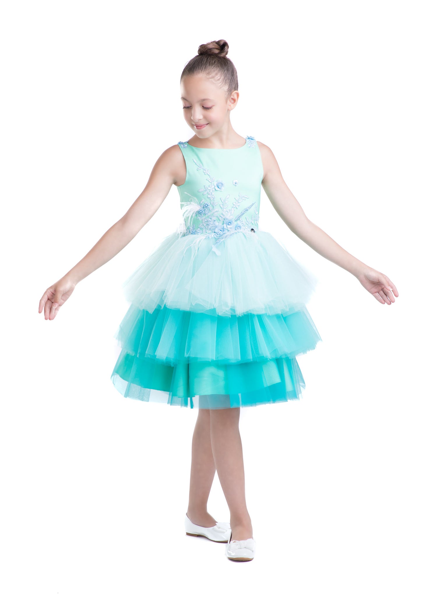 Pastel Blue Sweetheart Gown