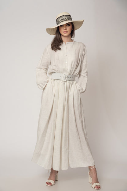 Ленен фустан