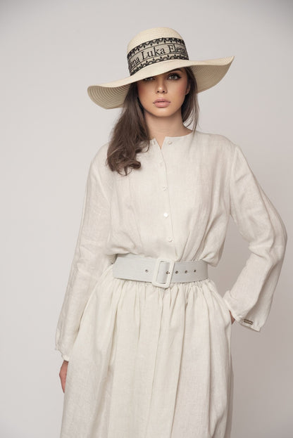 Ленен фустан